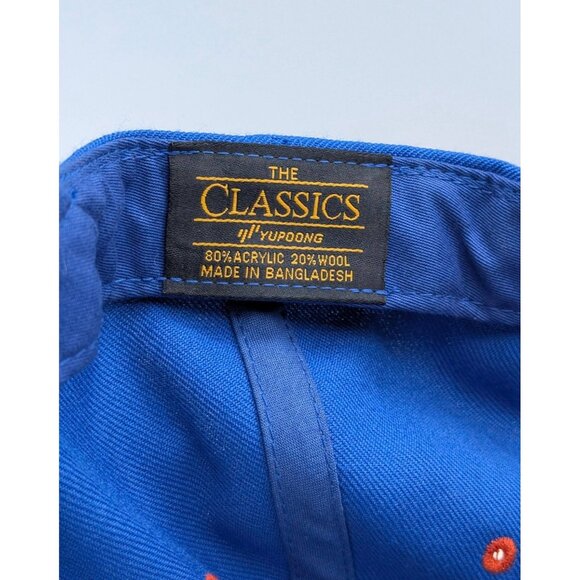 I Heart Radio Cap Hat Adult Snapback Blue & Orange Media Broadcasting Flat Bill - Picture 5 of 5